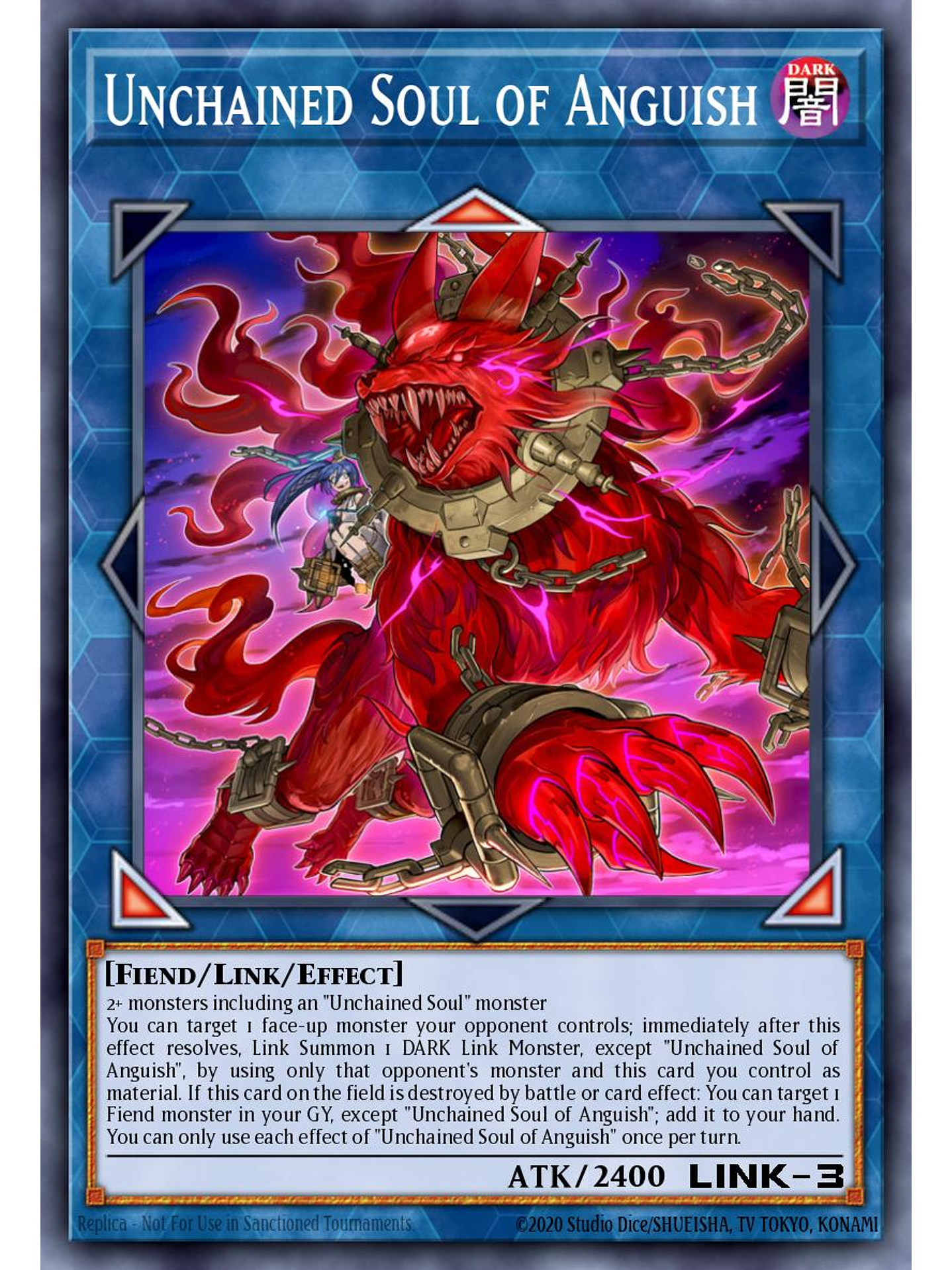 Unchained Soul of Anguish - BLMM-EN158 - Ultra Rare 1st Edition 1