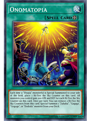 Onomatopia - BLMM-EN163 - Ultra Rare 1st Edition