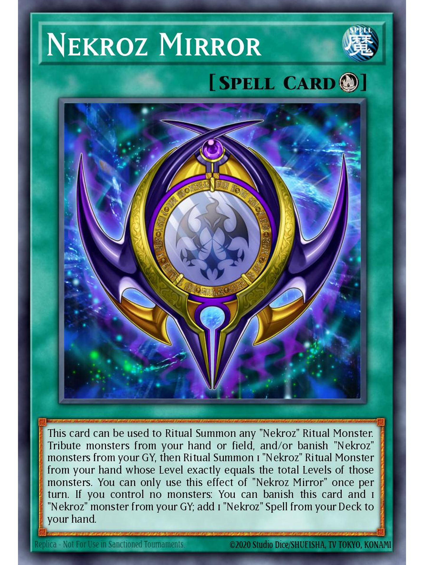 Nekroz Mirror - BLMM-EN165 - Ultra Rare 1st Edition 1