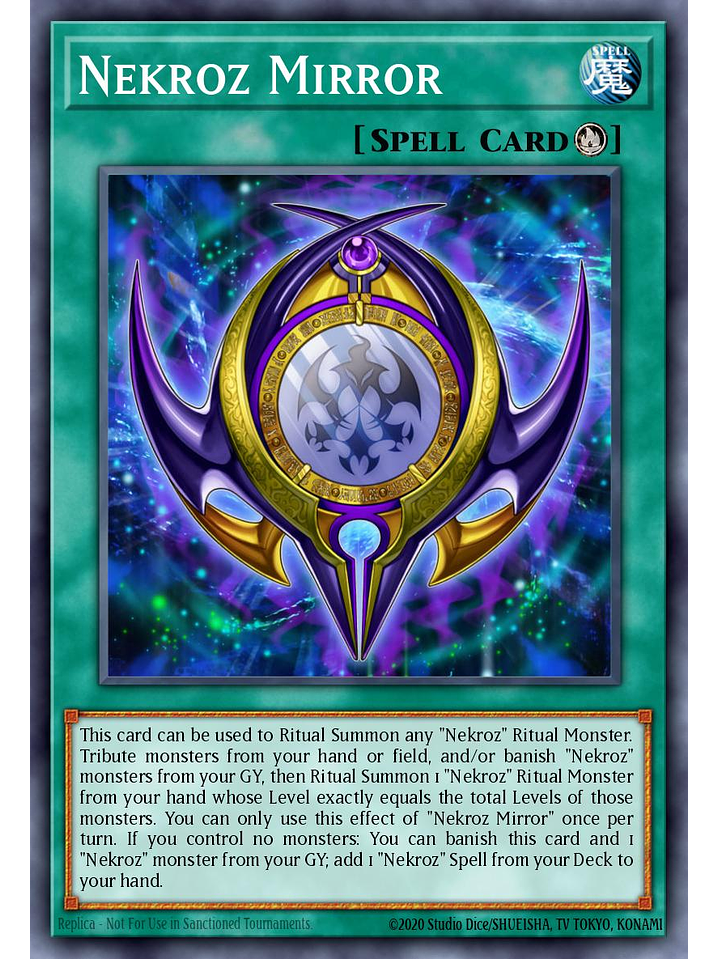 Nekroz Mirror - BLMM-EN165 - Ultra Rare 1st Edition 1