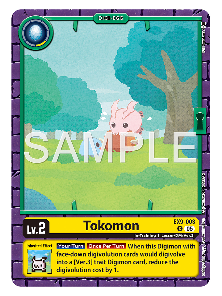 EX9-003 (Limited Foil) Tokomon 1
