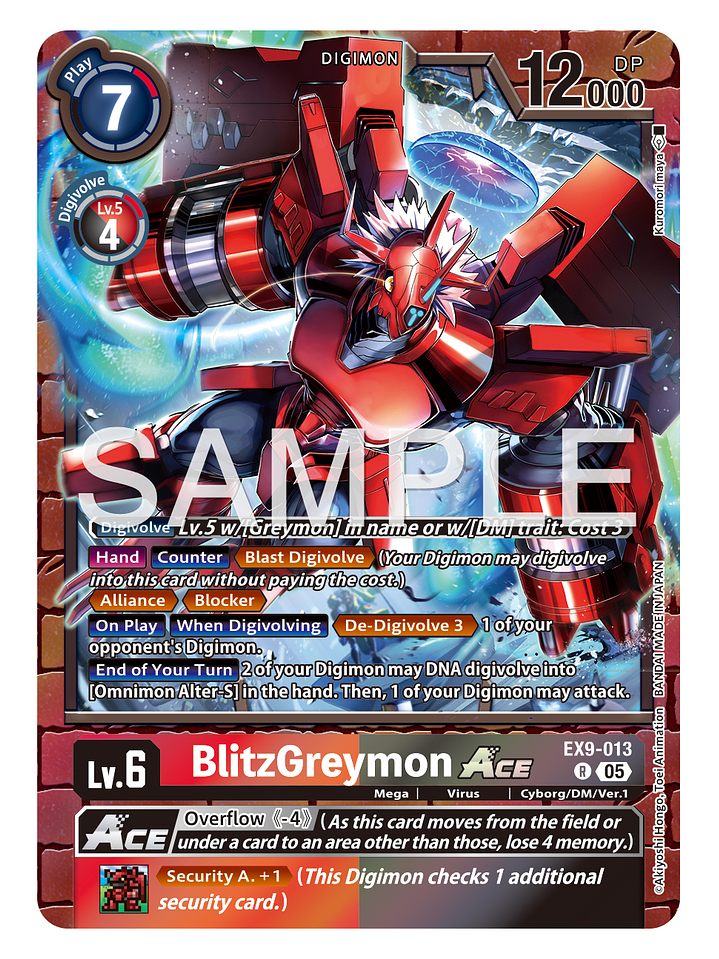 EX9-013 R BlitzGreymon ACE 1