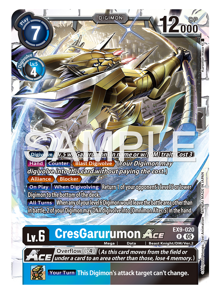 EX9-020 R CresGarurumon ACE 1