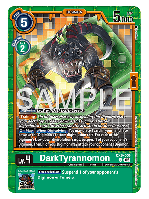 EX9-039 C DarkTyrannomon