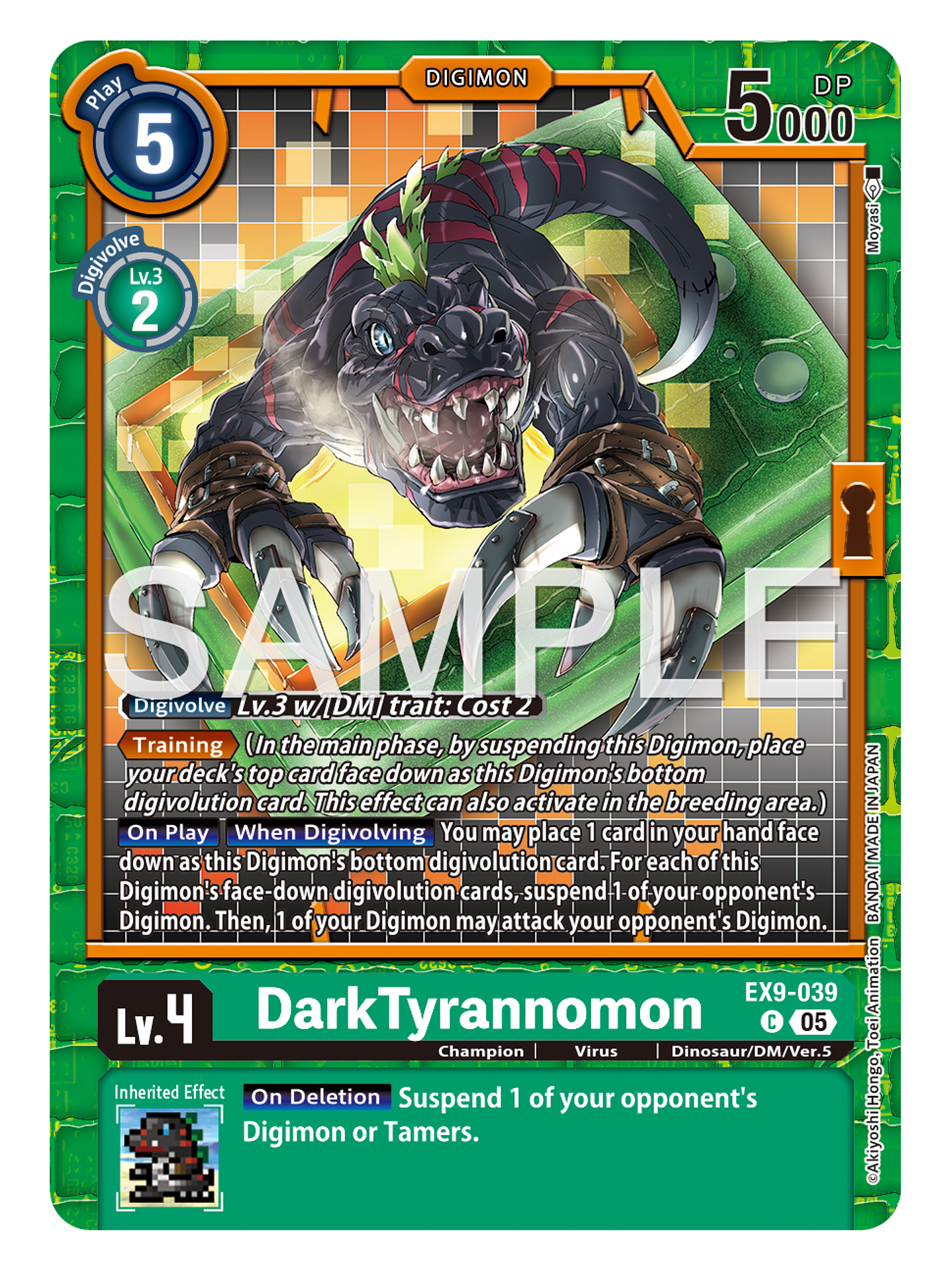 EX9-039 (Limited Foil) DarkTyrannomon 1