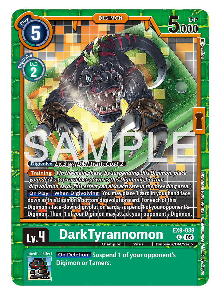 EX9-039 (Limited Foil) DarkTyrannomon 1