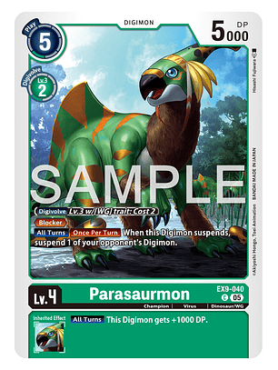 EX9-040 C Parasaurmon