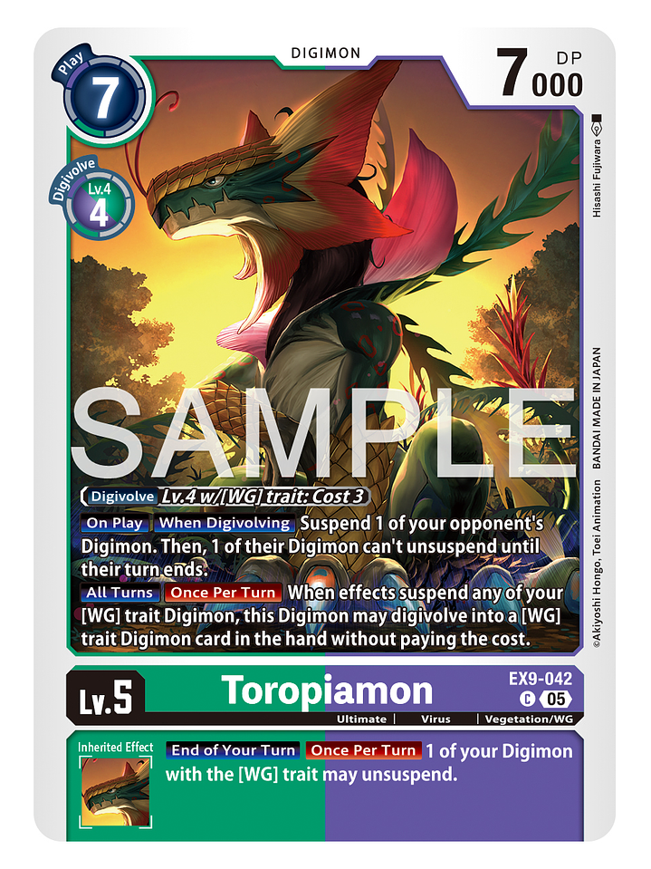 EX9-042 (Limited Foil) Toropiamon 1