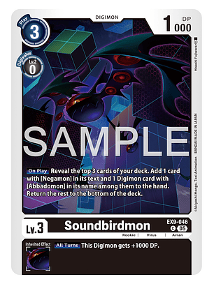 EX9-046 (Limited Foil) Soundbirdmon