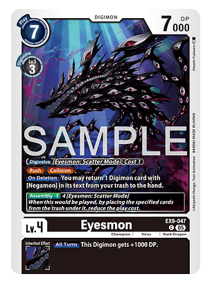 EX9-047 (Limited Foil) Eyesmon