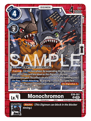 EX9-051 U Monochromon