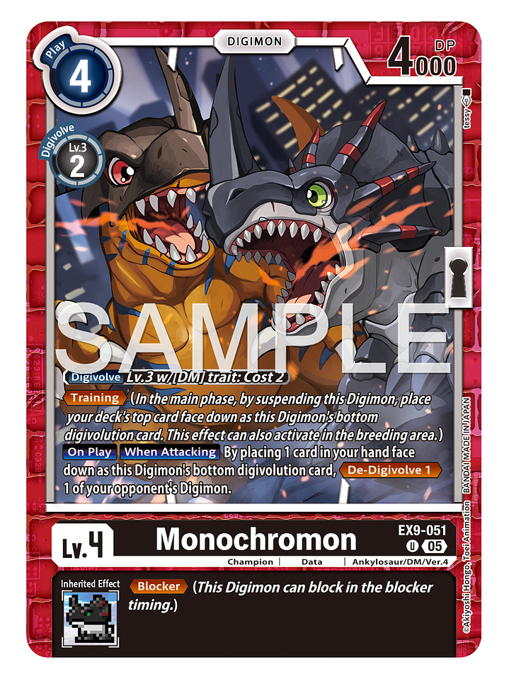 EX9-051 U Monochromon 1