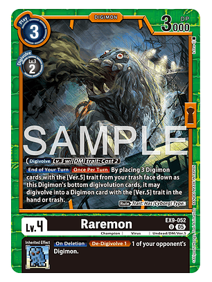 EX9-052 (Limited Foil) Raremon
