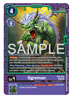EX9-059 C Ogremon
