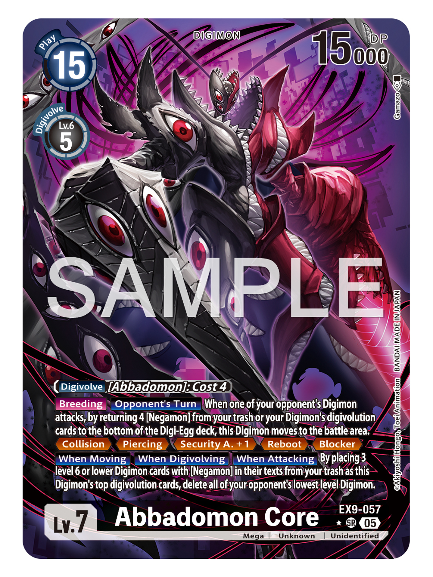 EX9-057 (Alternate Art) Abbadomon Core 1