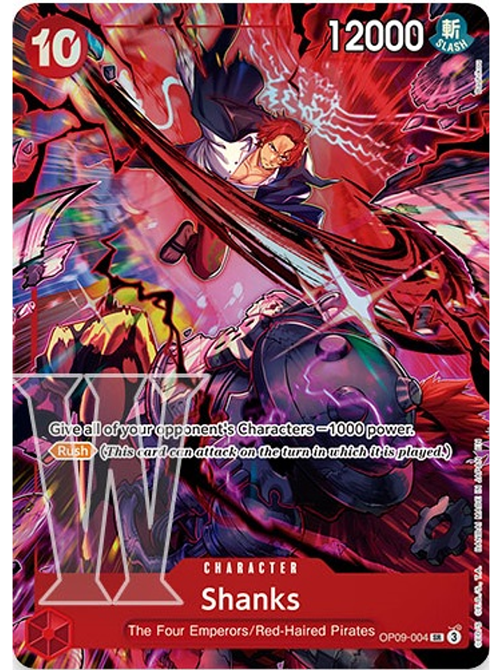 OP09-004 (Alternate Art) Shanks (004) 1