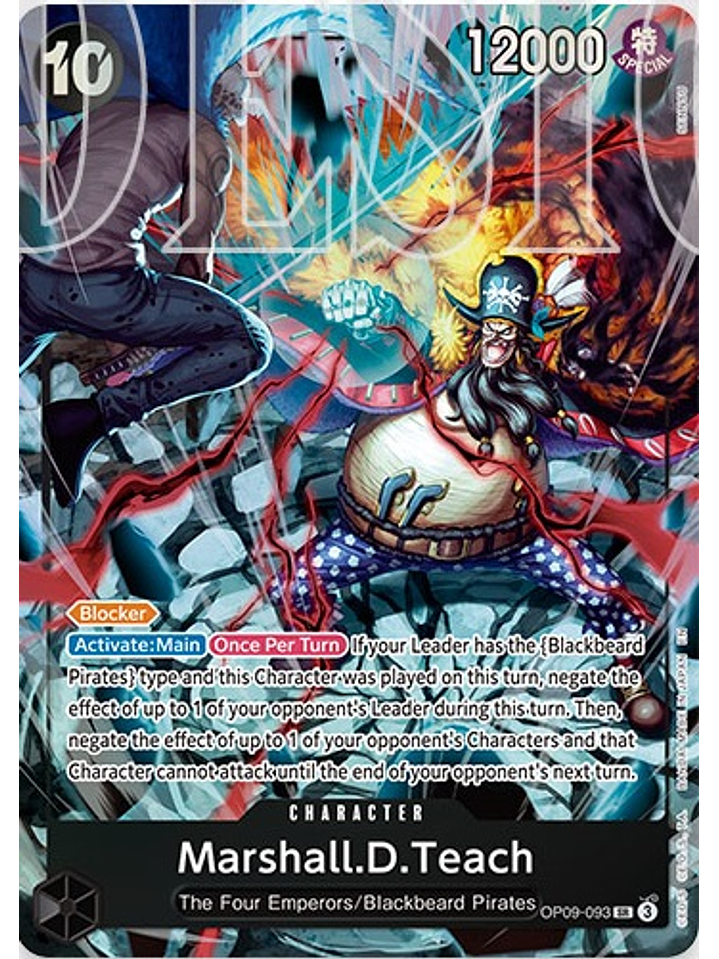 OP09-093 (Alternate Art) Marshall.D.Teach (093) 1