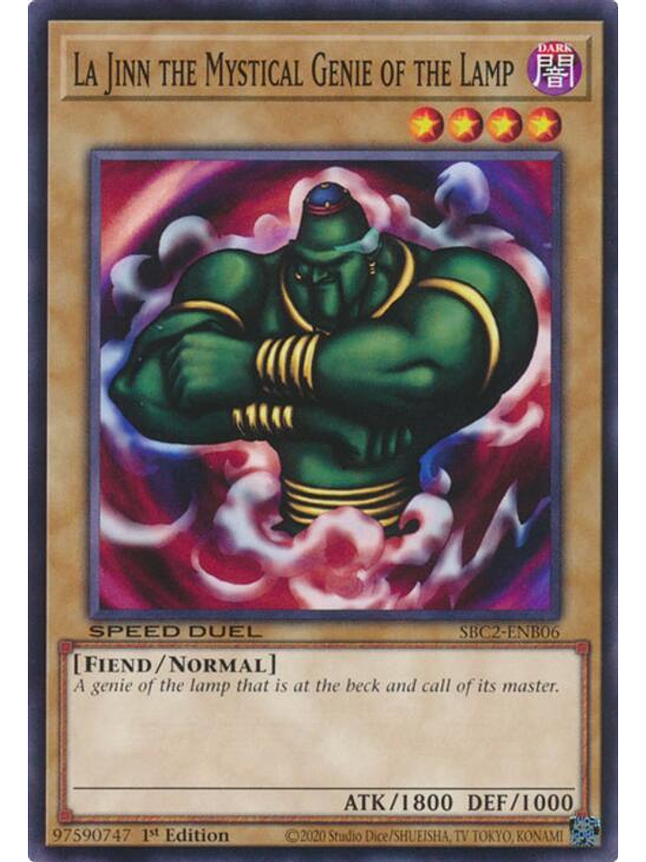 La Jinn the Mystical Genie of the Lamp - SBC2-ENB06 - Common 1st Edition 1