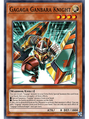 Gagaga Ganbara Knight - DUAD-EN002 - Super Rare 1st Edition
