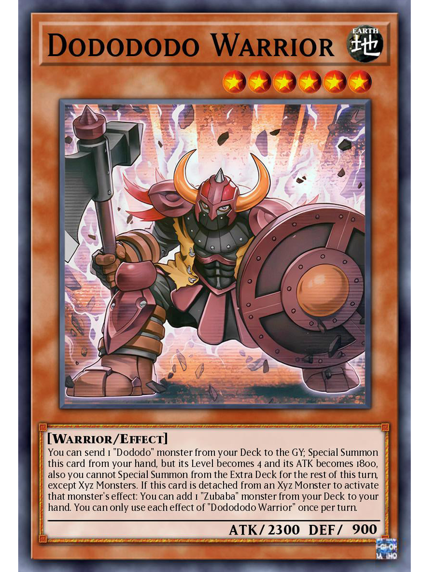 Dodododo Warrior - DUAD-EN004 - Ultra Rare 1st Edition 1