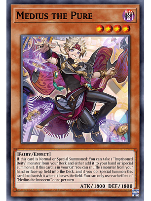 Medius the Pure - DUAD-EN008 - Starlight Rare 1st Edition