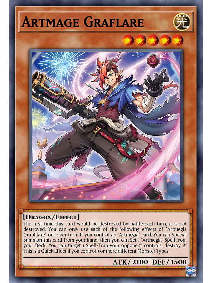 Artmage Graflare - DUAD-EN010 - Starlight Rare 1st Edition 1