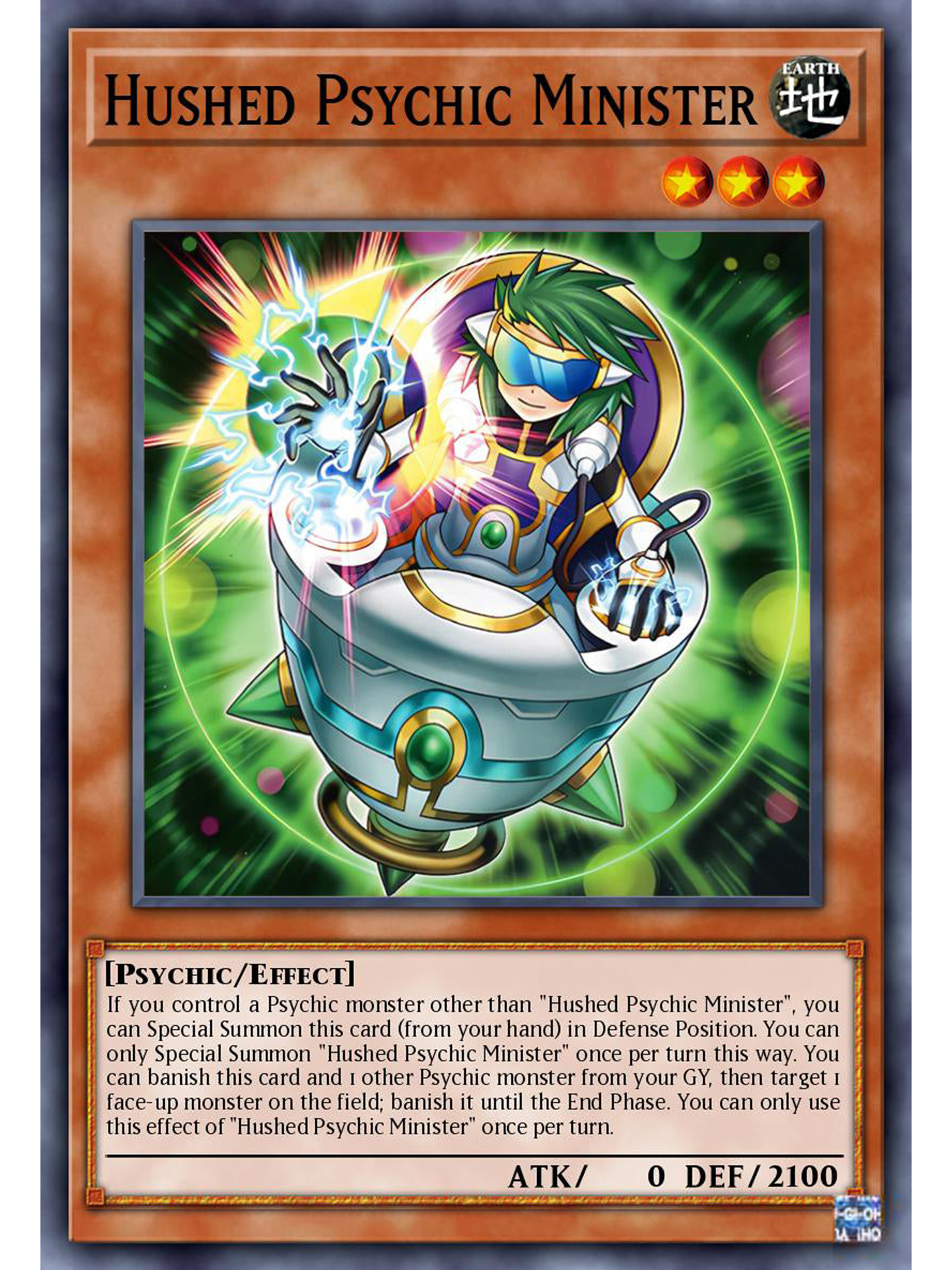 Hushed Psychic Minister - DUAD-EN014 - Common 1st Edition 1