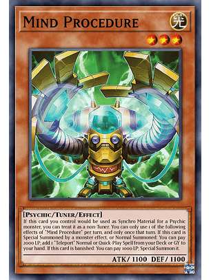 Mind Procedure - DUAD-EN015 - Super Rare 1st Edition