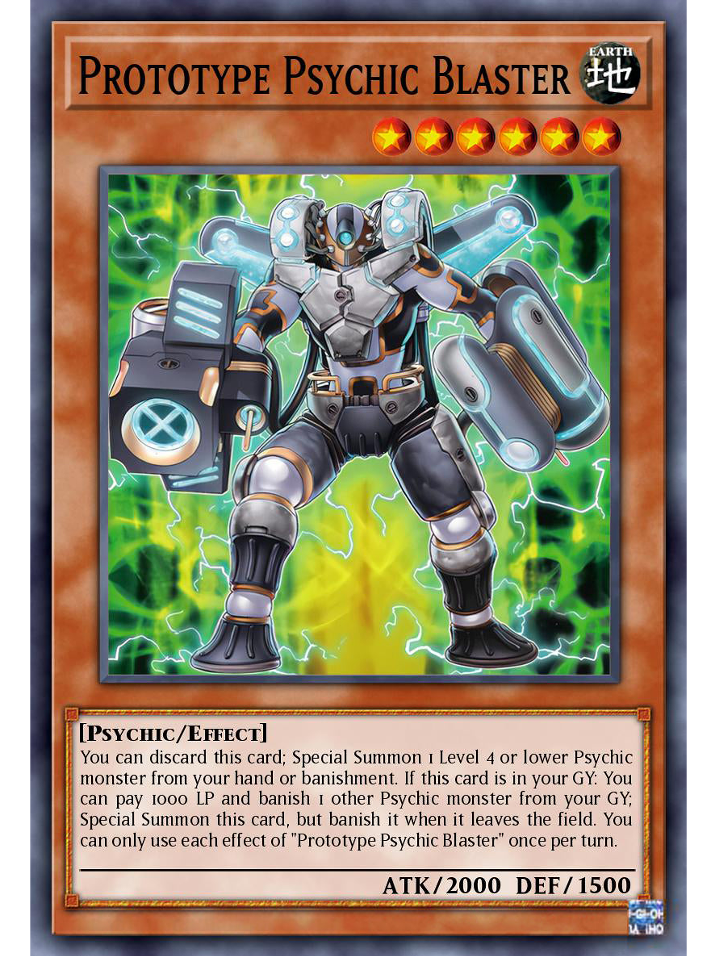 Prototype Psychic Blaster - DUAD-EN016 - Common 1st Edition 1