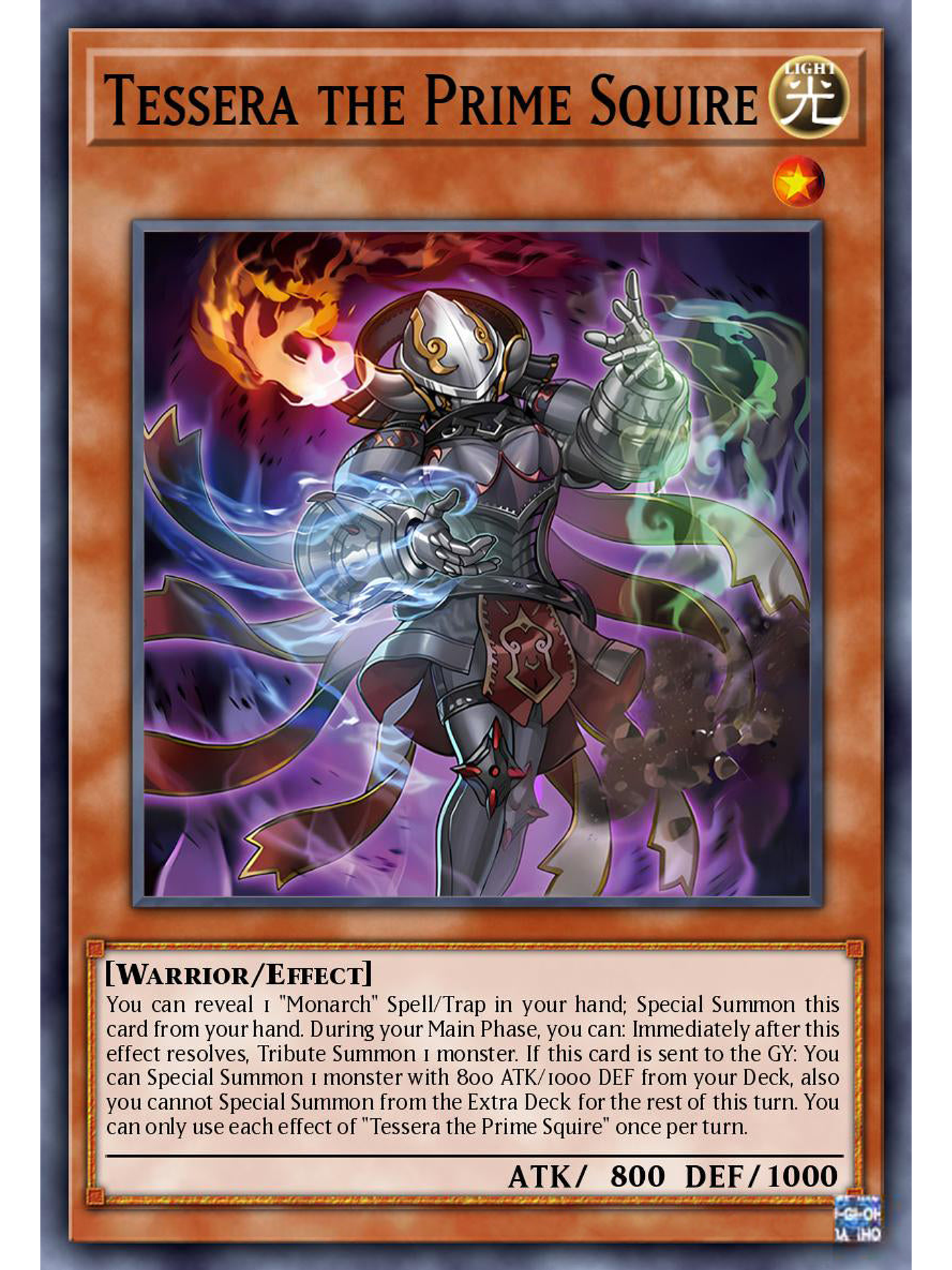 Tessera the Primal Squire - DUAD-EN018 - Super Rare 1st Edition 1