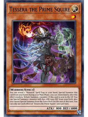 Tessera the Primal Squire - DUAD-EN018 - Super Rare 1st Edition