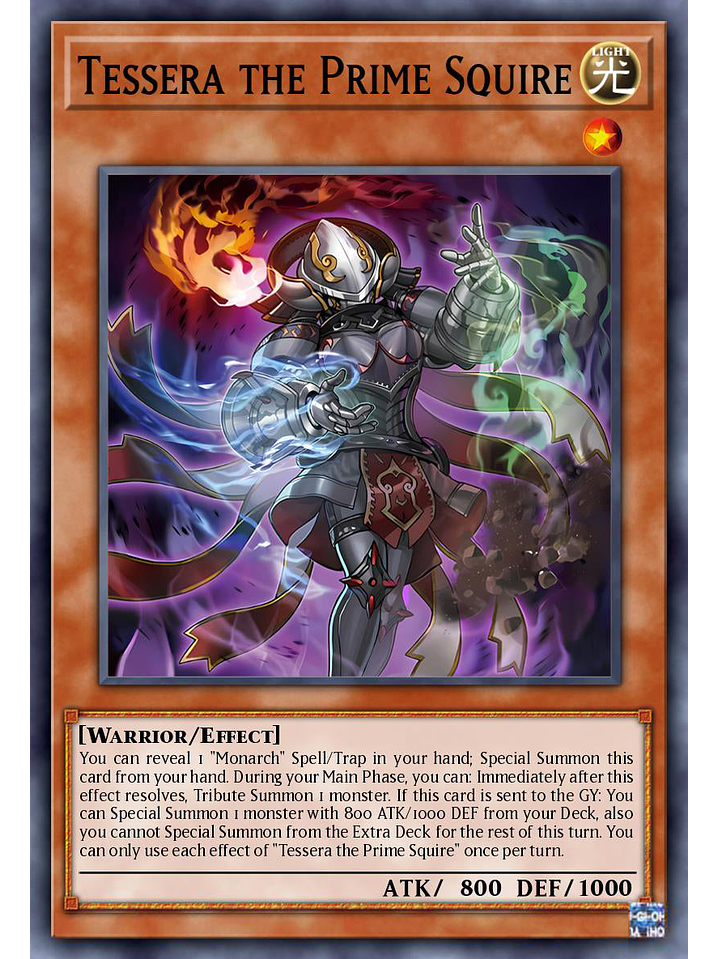 Tessera the Primal Squire - DUAD-EN018 - Super Rare 1st Edition 1