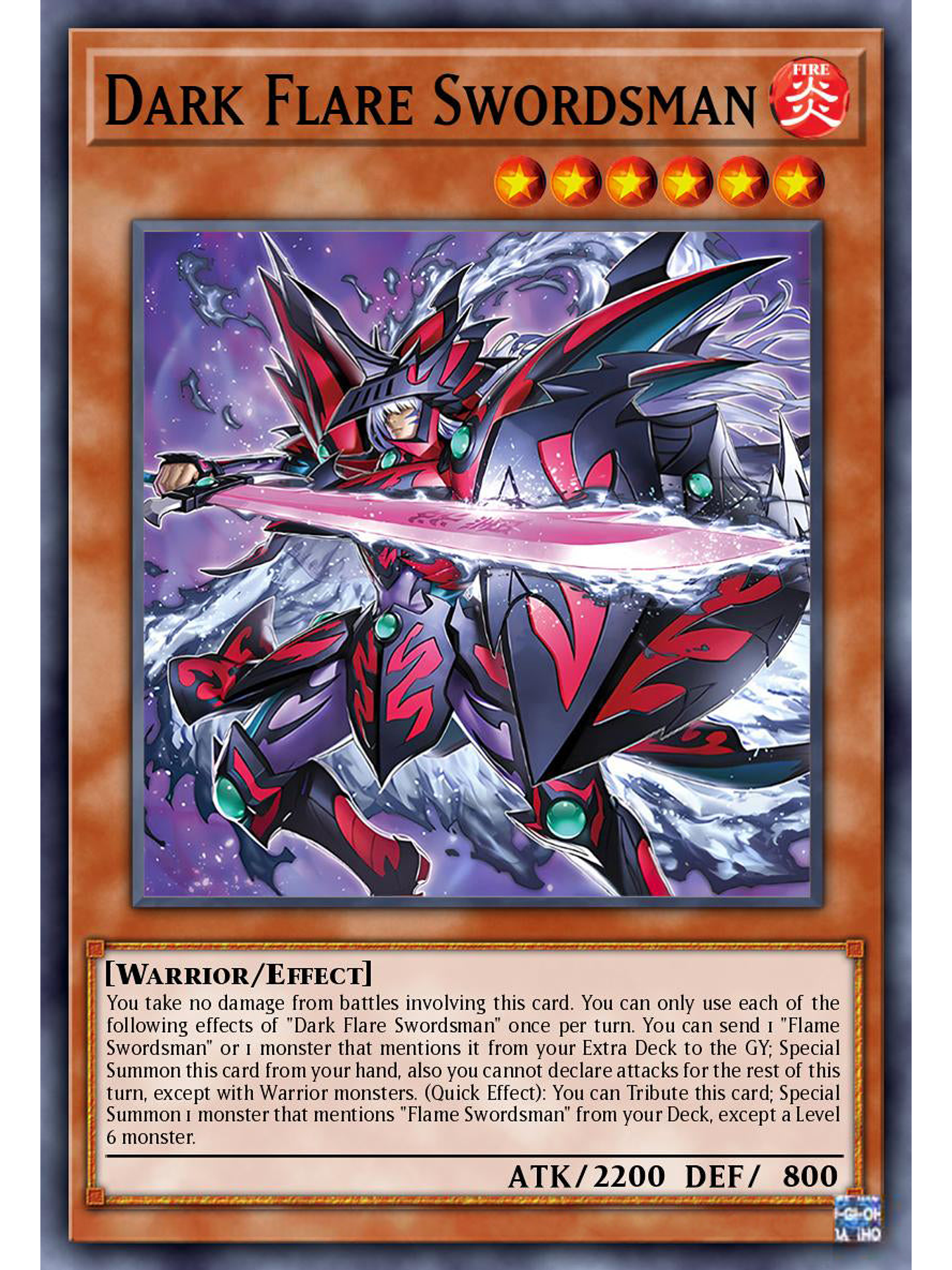 Dark Flare Swordsman - DUAD-EN019 - Common 1st Edition 1