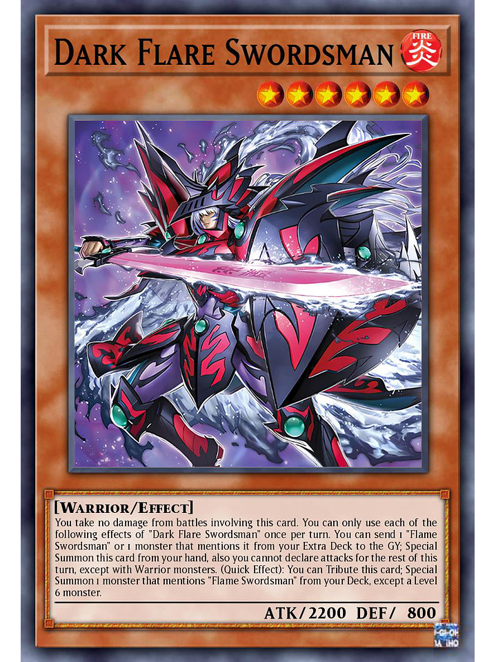 Dark Flare Swordsman - DUAD-EN019 - Common 1st Edition 1