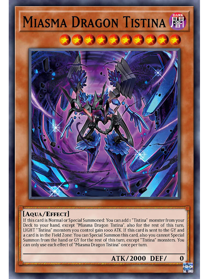 Miasma Dragon Tistina - DUAD-EN020 - Common 1st Edition 1