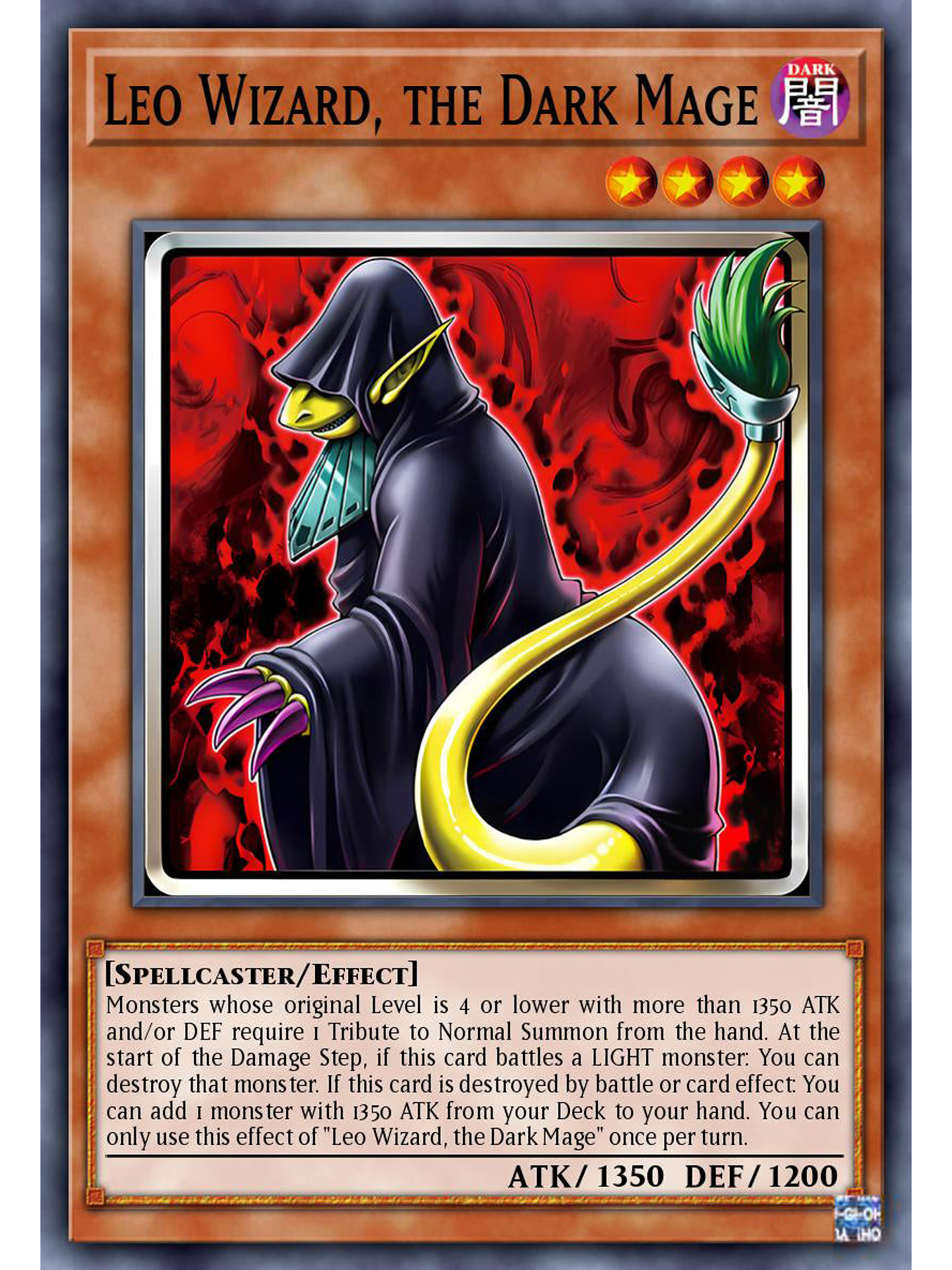 Leo Wizard the Dark Fiend - DUAD-EN027 - Common 1st Edition 1