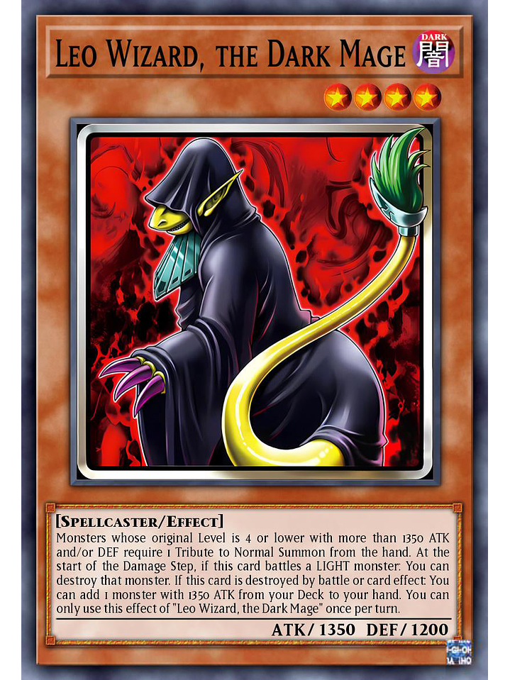 Leo Wizard the Dark Fiend - DUAD-EN027 - Common 1st Edition 1