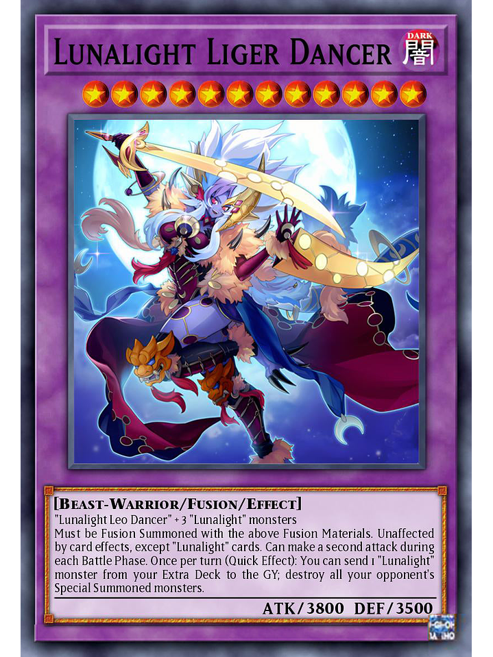 Lunalight Liger Dancer - DUAD-EN030 - Super Rare 1st Edition 1