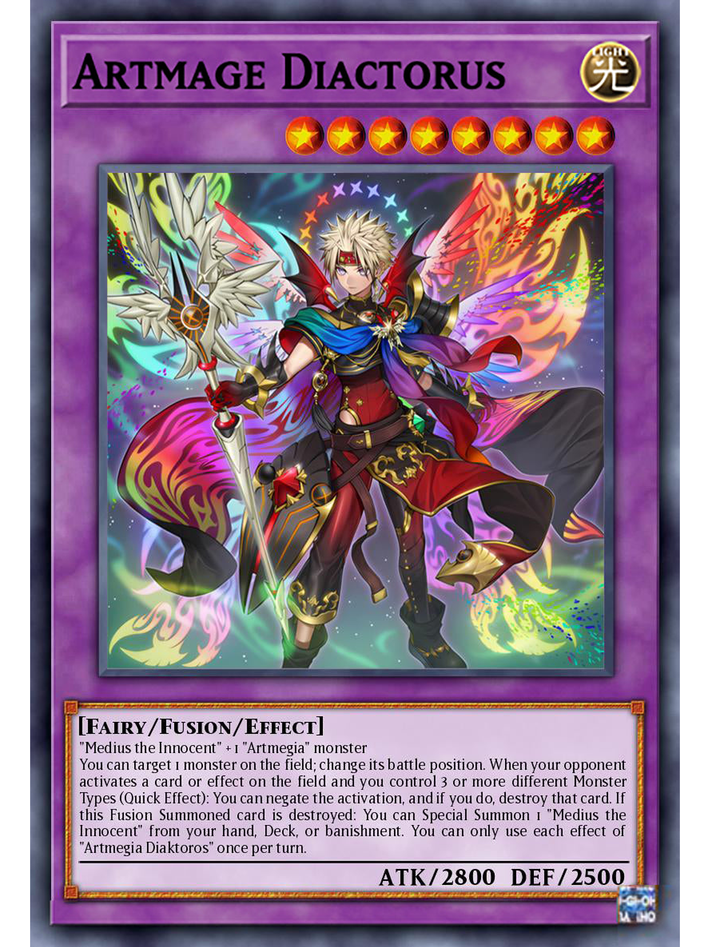 Artmage Diactorus - DUAD-EN032 - Starlight Rare 1st Edition 1