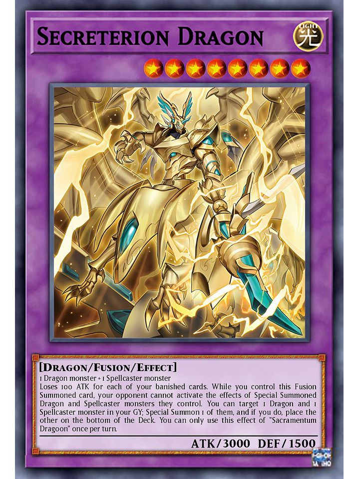 Secreterion Dragon - DUAD-EN037 - Starlight Rare 1st Edition 1