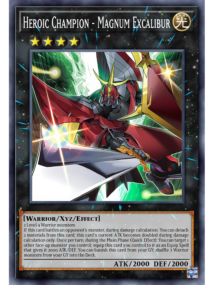 Heroic Champion - Magnum Excalibur - DUAD-EN044 - Common 1st Edition 1