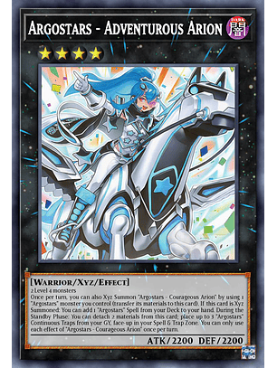 Argostars - Adventurous Arion - DUAD-EN045 - Starlight Rare 1st Edition