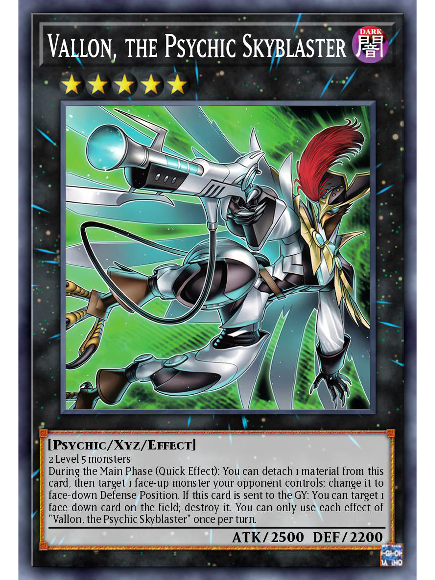 Vallon, the Super Psy Skyblaster - DUAD-EN048 - Common 1st Edition 1
