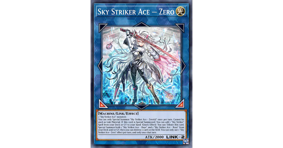 Yu-Gi-Oh! Sky Striker Ace - Zero DUAD-EN049 Secret Rare 1st