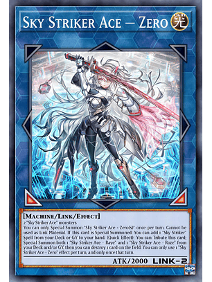 Sky Striker Ace = Zero - DUAD-EN049 - Secret Rare 1st Edition