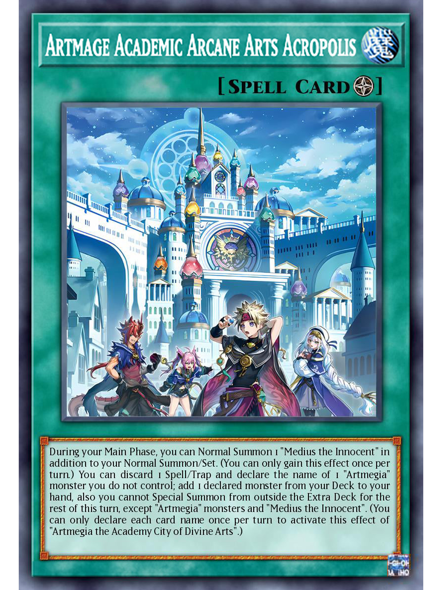 Artmage Academic Arcane Arts Acropolis - DUAD-EN054 - Secret Rare 1st Edition 1