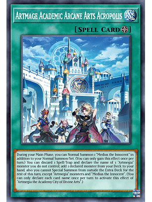 Artmage Academic Arcane Arts Acropolis - DUAD-EN054 - Secret Rare 1st Edition