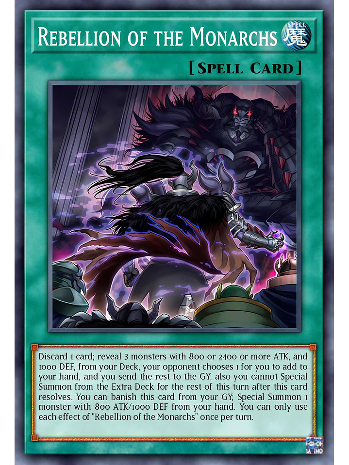 The Monarchs Revolt - DUAD-EN062 - Super Rare 1st Edition 1