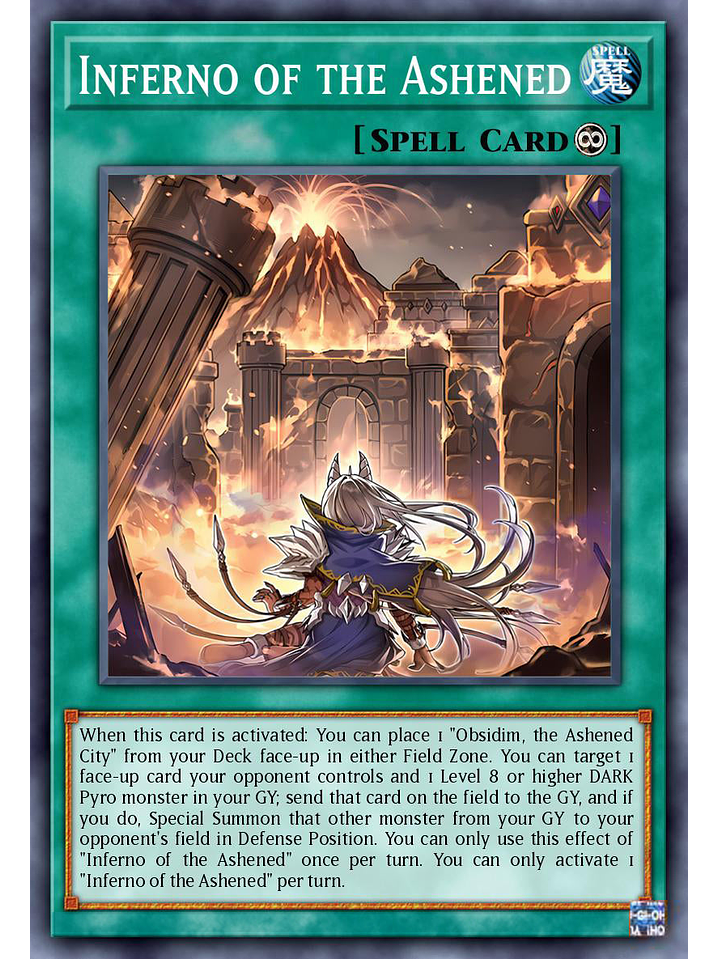 Inferno of the Ashened - DUAD-EN064 - Common 1st Edition 1