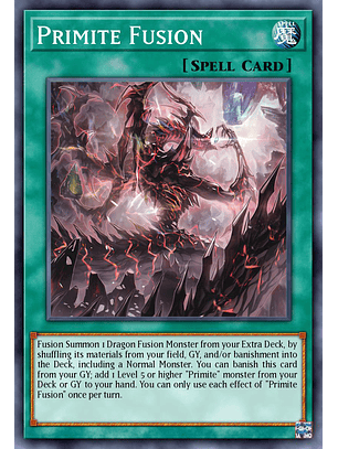 Primite Fusion - DUAD-EN065 - Super Rare 1st Edition